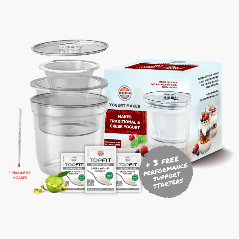 Yogurt Maker + 3 Free Probiotic Starters